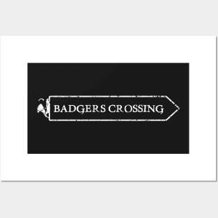 Badgers Crossing (Logo) Posters and Art